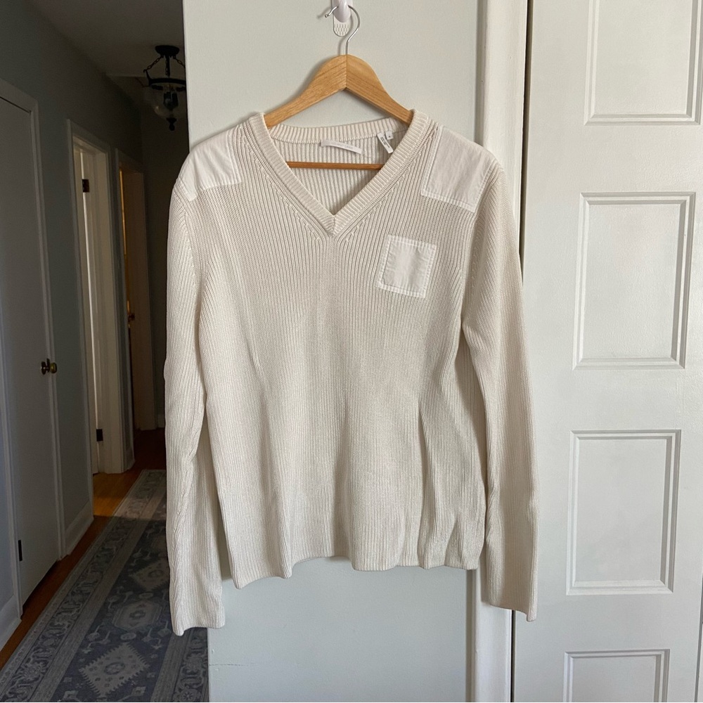 HELMUT LANG military patch sweater